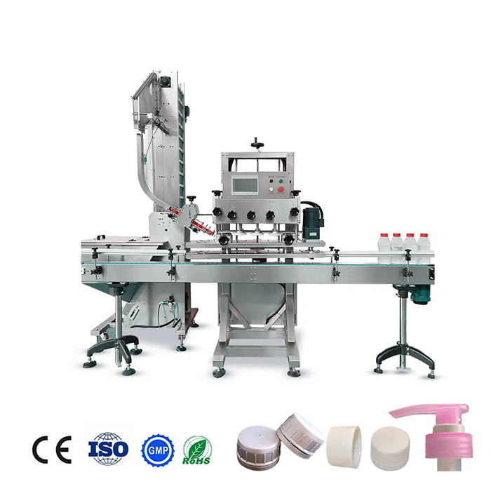 Volledige outomatiese masjien vir bottelbedekking vir sjampoe