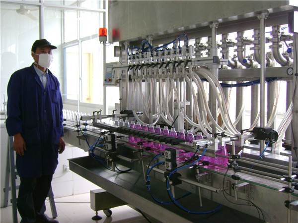 bottel vloeistof vul masjien